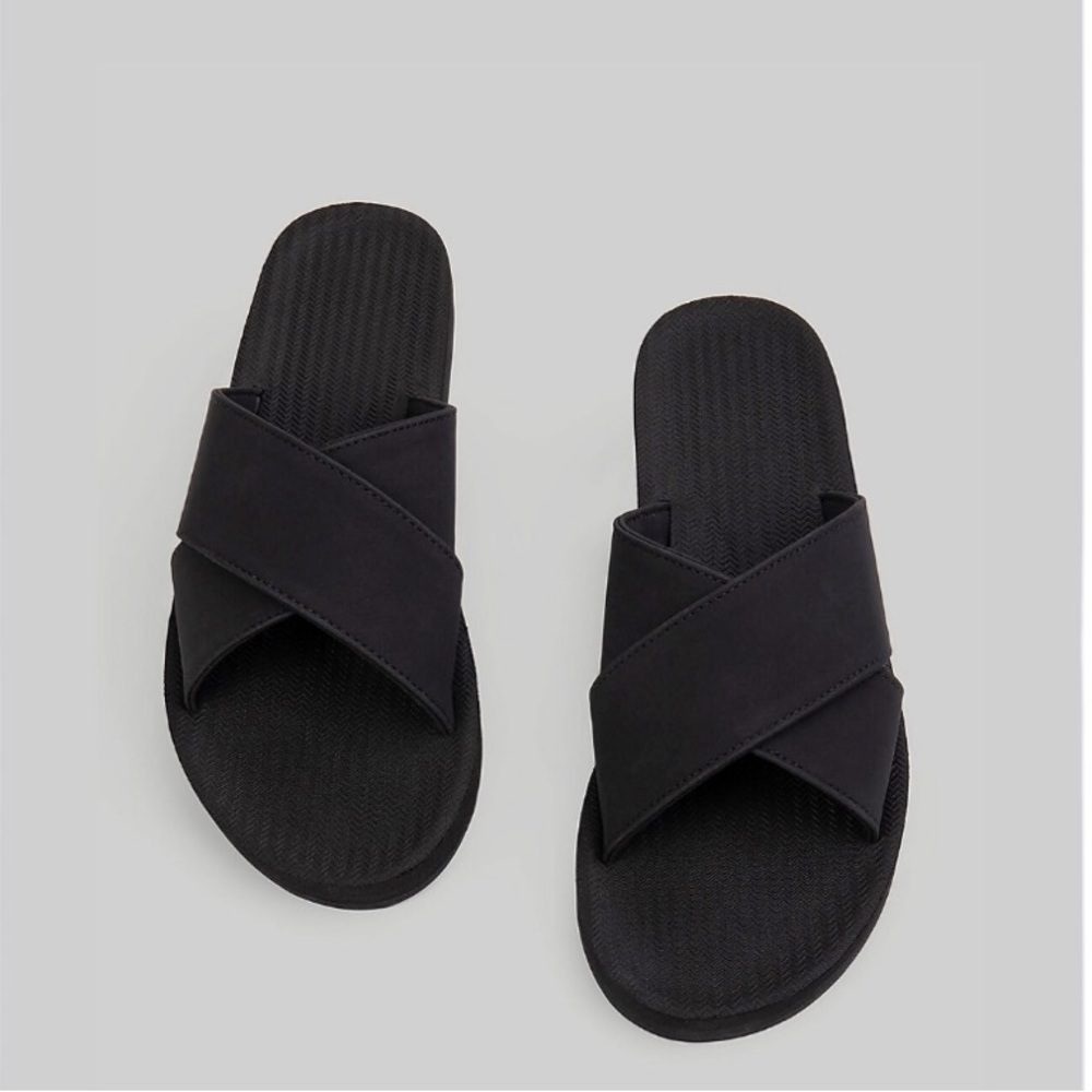 Indosole x Madewell - NIB Cross Slide Sandals Shoes Sz 10/11